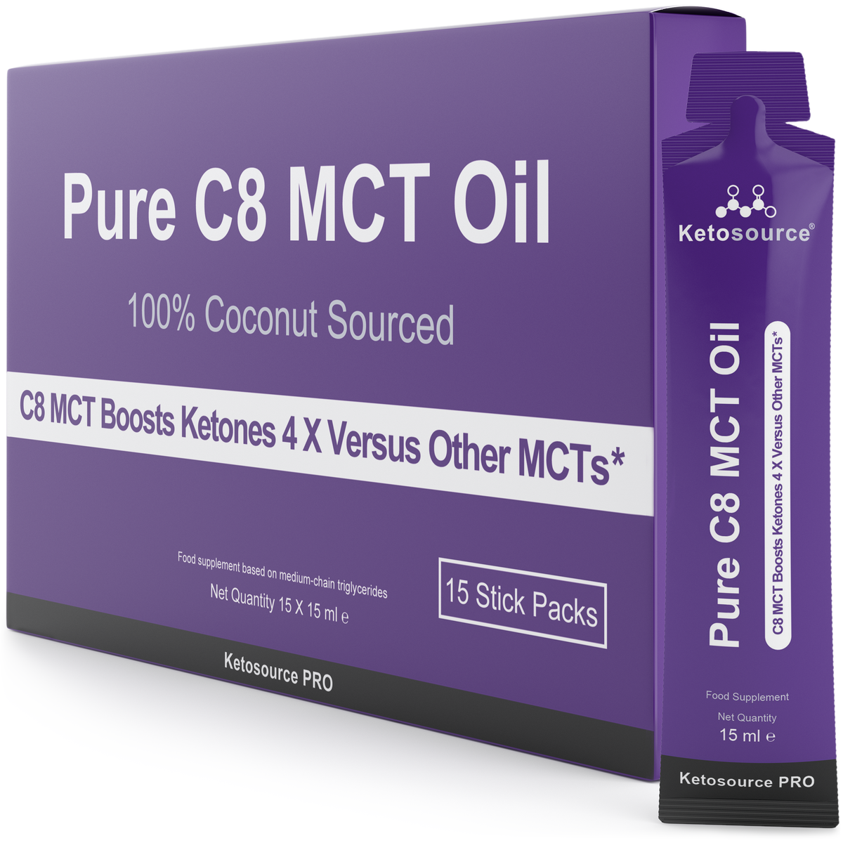 Ketosource Καθαρό Έλαιο C8 MCT