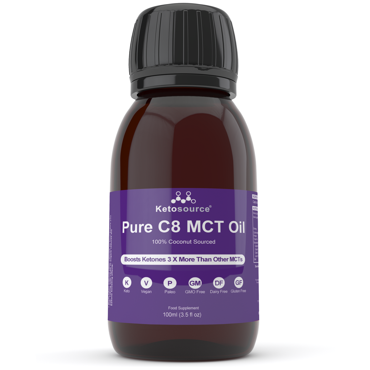 Ketosource Καθαρό Έλαιο C8 MCT